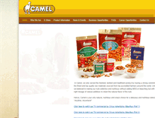 Tablet Screenshot of camelnuts.com